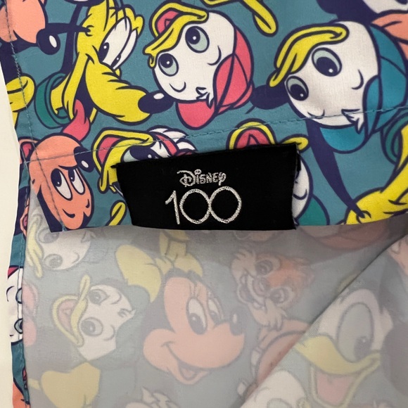 RSVLTS Disney 100 Mickey & Friends Button-Up Shirt - EUC - Picture 4 of 7